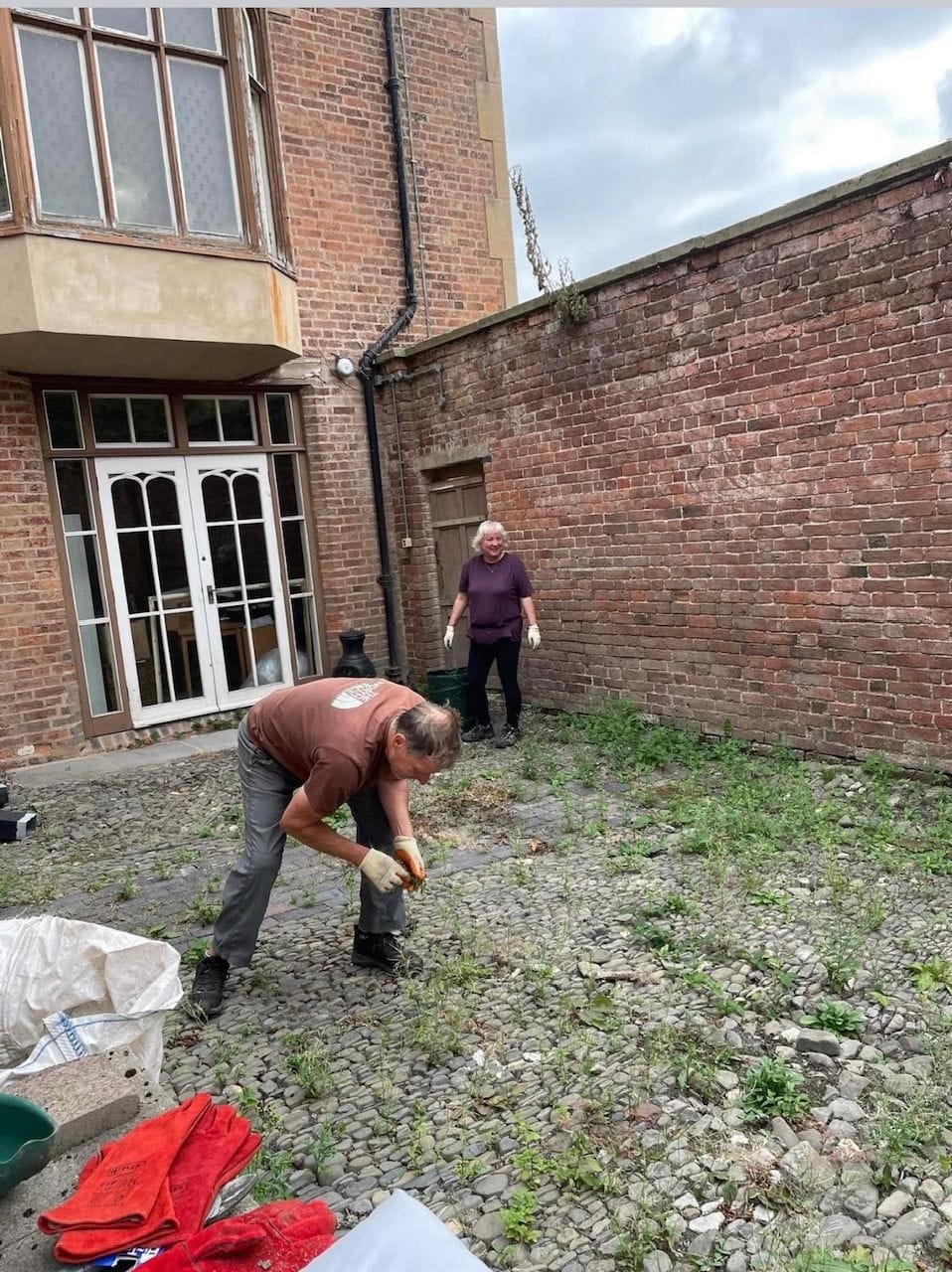 Clearing out the Courtyard